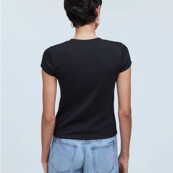 Supima Rib Tee - Picture 5 of 6